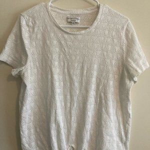 Madewell eyelet shirt XL.  1603